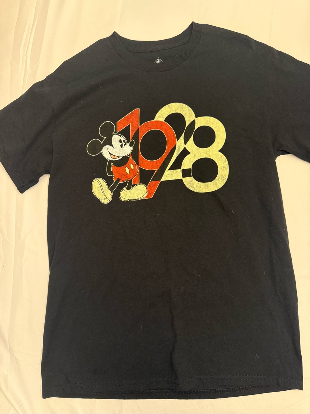 Disney Black Mickey Mouse 1928 Graphic Tee